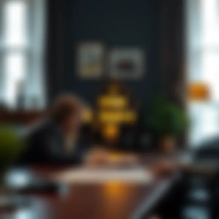 Conceptual image of ethical considerations in real estate
