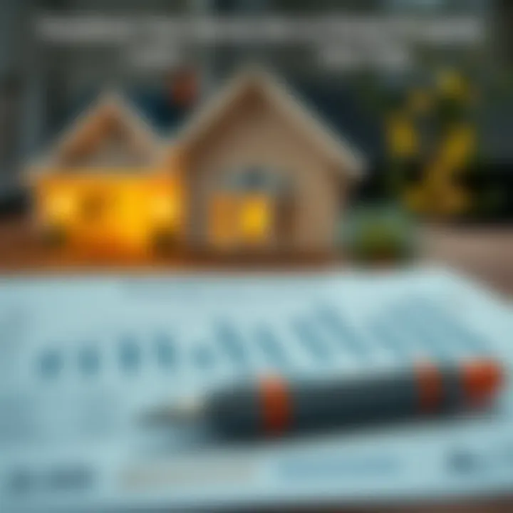 A graph showing financial implications of renting a property