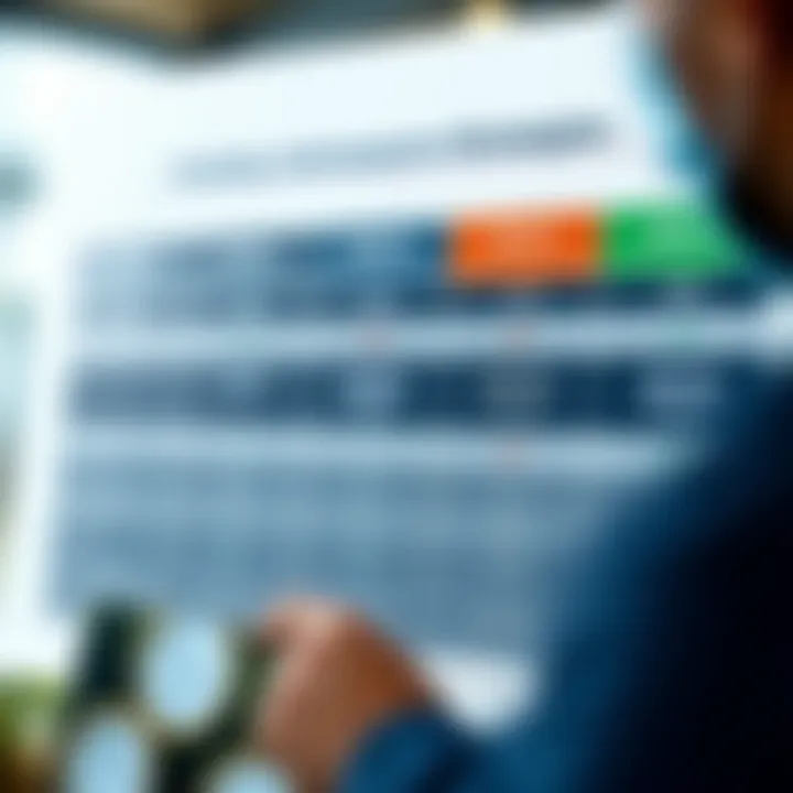 Comparison chart of credit score improvement methods