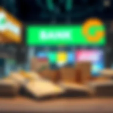 A diverse range of financial products available at a bank