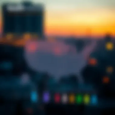 Visual representation of health insurance premiums across states