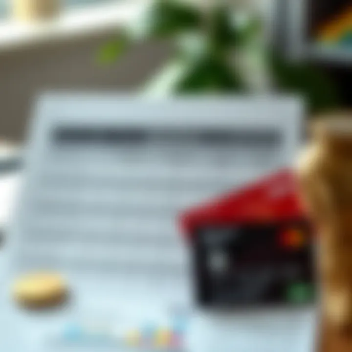 Comparison chart of various cash back credit cards