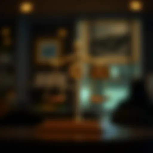 Visual representation of a corporation structure