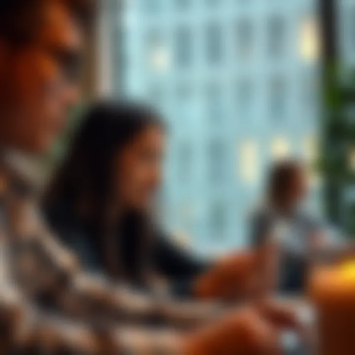 Student engaging with online course material