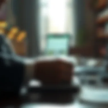 Visual representation of financial empowerment through technology