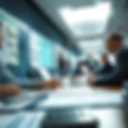 A strategic financial planning session