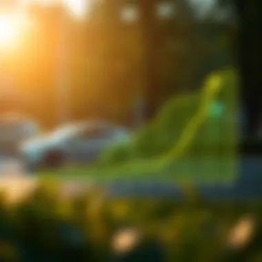 Electric Vehicle Adoption: A Growing Trend Graph illustrating the rise of EV adoption over the years