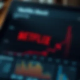 Graph showcasing Netflix's financial growth over the years