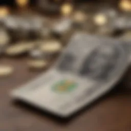 A visual representation of cash back rewards