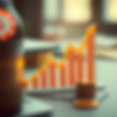 Graph showcasing financial growth and opportunities