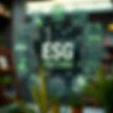 Visual representation of ESG factors in investment decisions