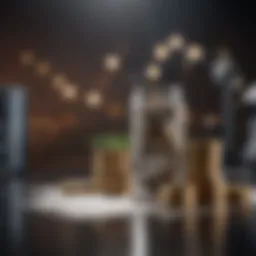 An abstract representation of financial growth and management.