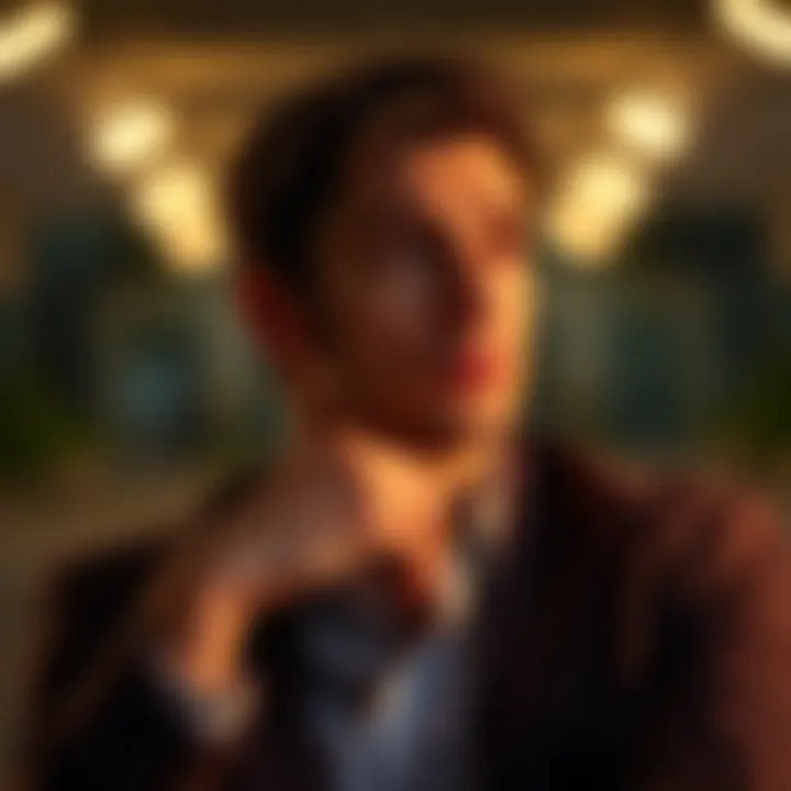 Contemplating Financial Decisions A thoughtful individual contemplating financial decisions