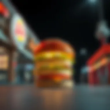 Visual representation of fast-food market trends