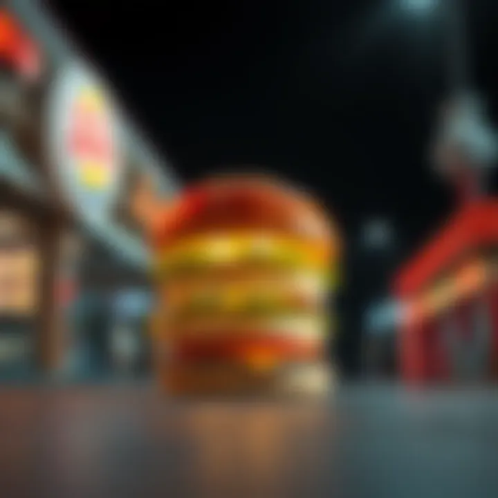 Visual representation of fast-food market trends