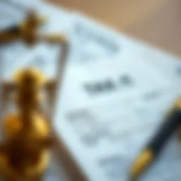 Legal documents related to tax filing