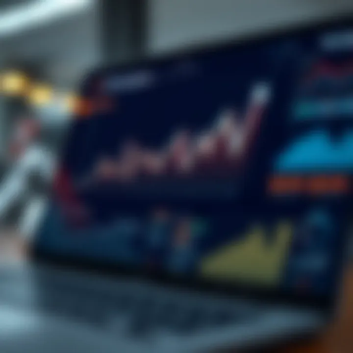 Exploring Economic Analytics and Trends Infographic depicting economic trends and analytics