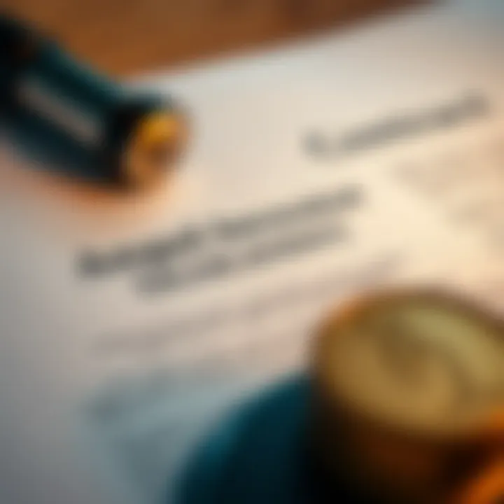 Understanding Legal Obligations in Contracts A close-up of legal documents illustrating contractual obligations