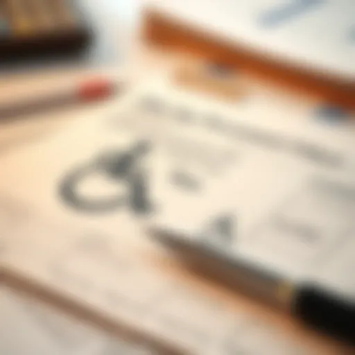 Tax document layout with disability symbols