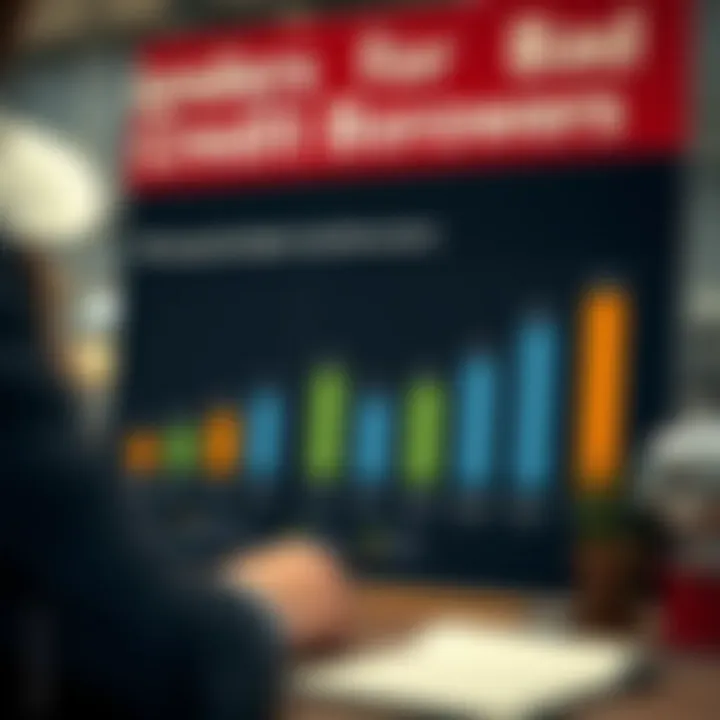 Lenders for Bad Credit Borrowers Chart showing lenders supportive of bad credit borrowers