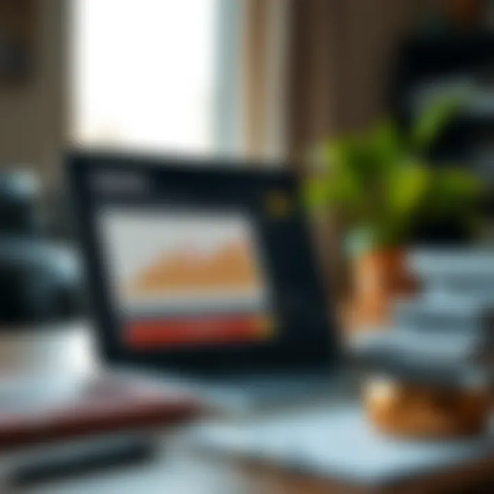 Visual representation of budgeting tools in Quicken 2021.