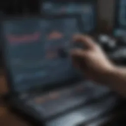 A detailed view of Sterling Trader Pro's user interface showcasing various trading tools