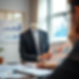 A person analyzing their finances with charts and graphs