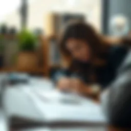 Conceptual visualization of financial planning