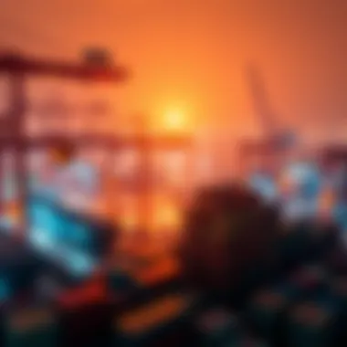 Global Trade Relations Involving China Visual representation of global trade relations