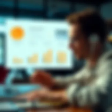 Infographic depicting spending behavior analysis