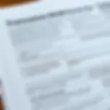 Detailed view of the Transamerica 403b withdrawal form with key sections highlighted