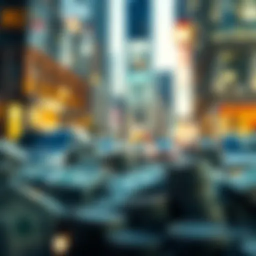 Conceptual illustration of financial liquidity