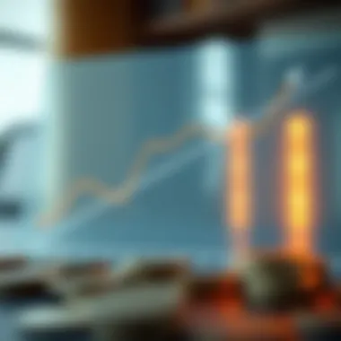 Graph illustrating the impact of compound interest on savings