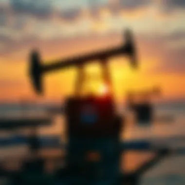 Geopolitical Dynamics in Oil Market Visual representation of geopolitical dynamics influencing the oil market