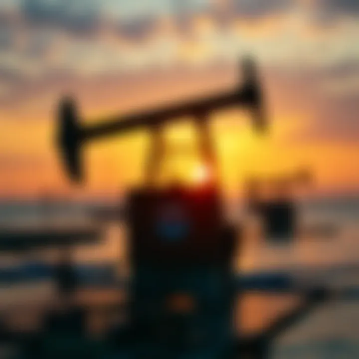 Geopolitical Dynamics in Oil Market Visual representation of geopolitical dynamics influencing the oil market