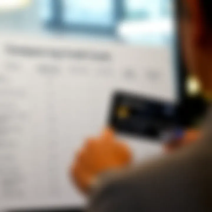 Comparing Credit Card Offers Comparison chart of credit card options