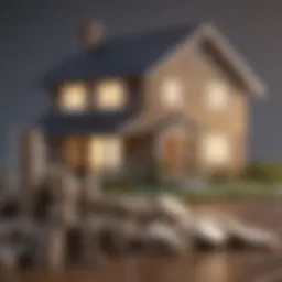 Graph illustrating income versus home price