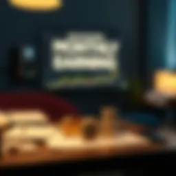 Visual representation of monthly earnings calculation