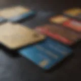 Visual representation of secured credit card features