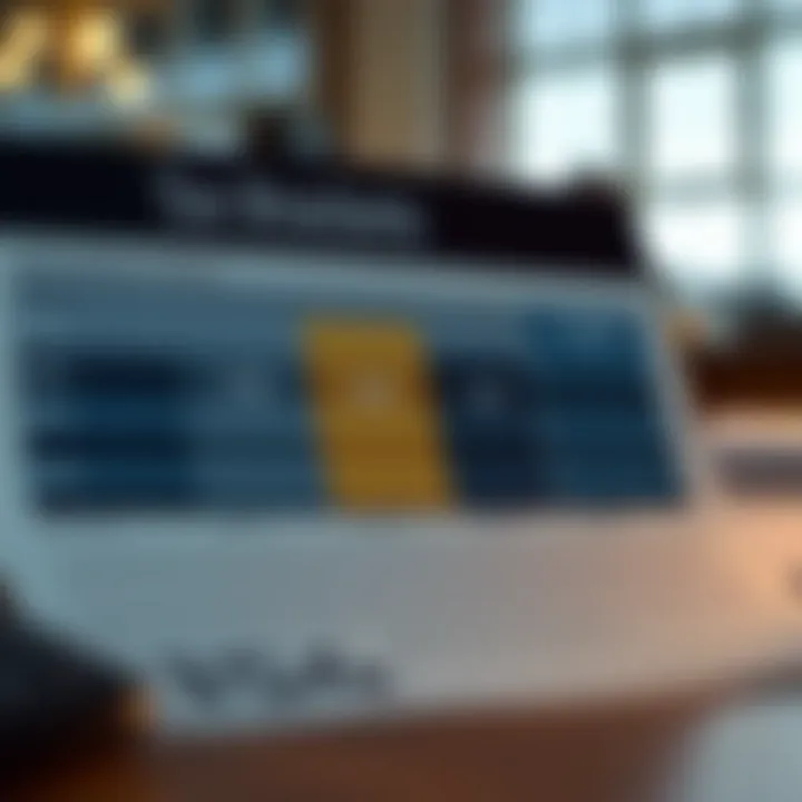 A chart depicting different tax brackets and their implications