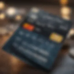 Visual representation of credit card fees structure