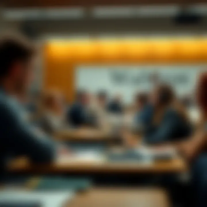 Dynamic classroom setting with engaged learners